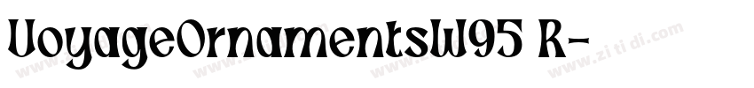 VoyageOrnamentsW95 R字体转换